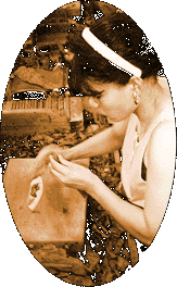 Girl Rolling Cigars
