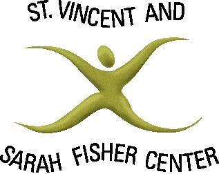 turn graphics on, The St. Vincent and Sarah Fisher Center Logo